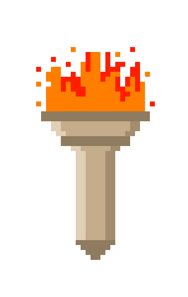 Animated flame